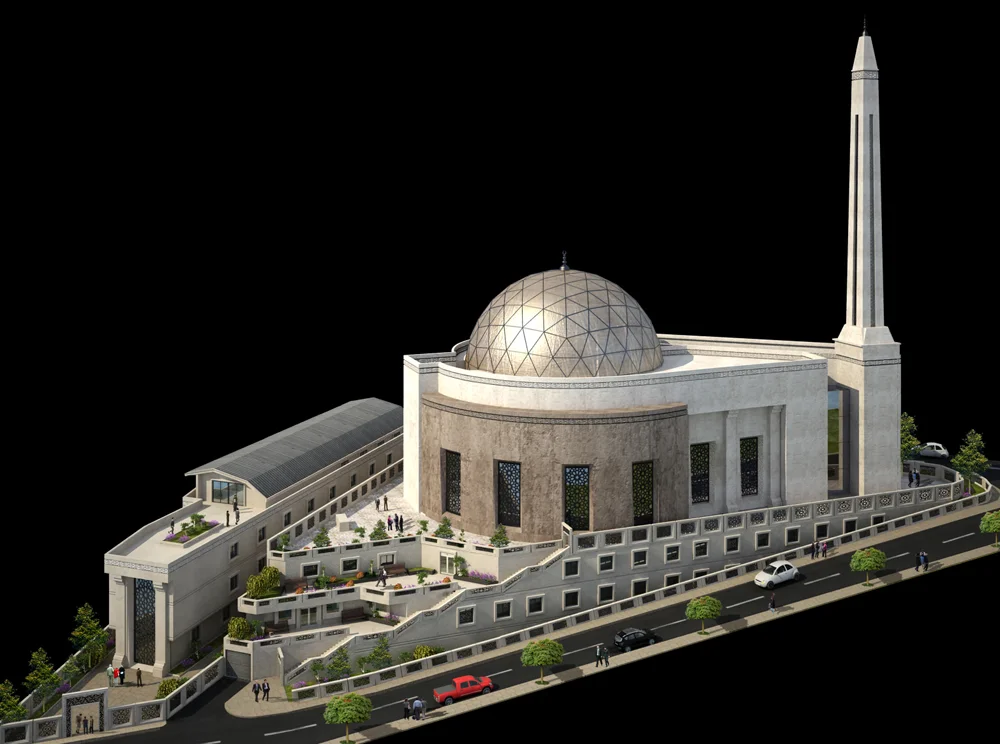 Tekstilkent Mosque — Exterior 5