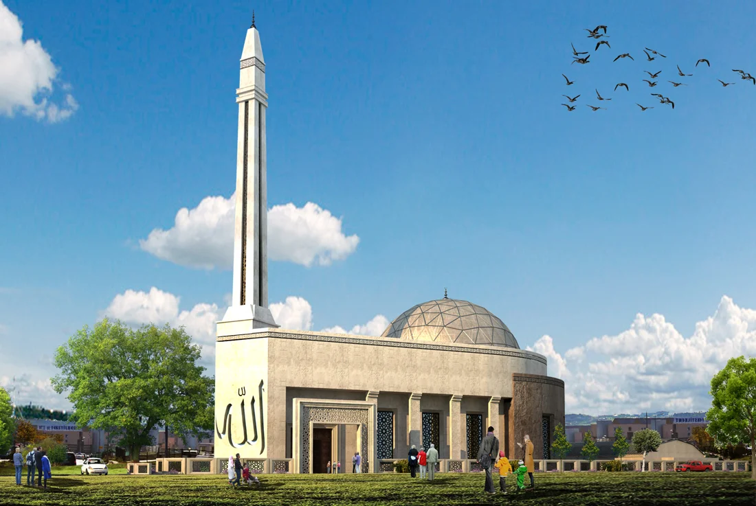 Tekstilkent Mosque — Exterior 10
